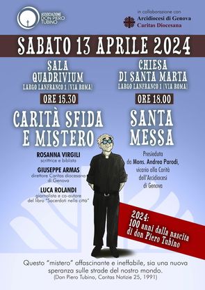 13 Aprile 2024: ricordiamo don Piero. "Carità, sfi...